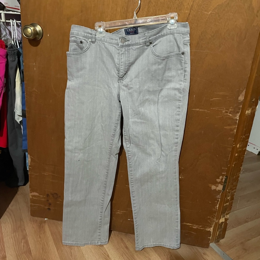 Gray jeans